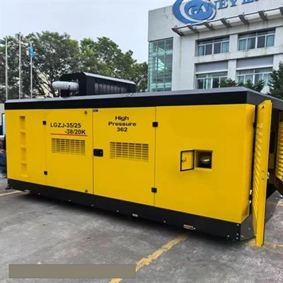 3525-3820K δύο σταδίων Diesel Skid-mounted Screw Air Compressor